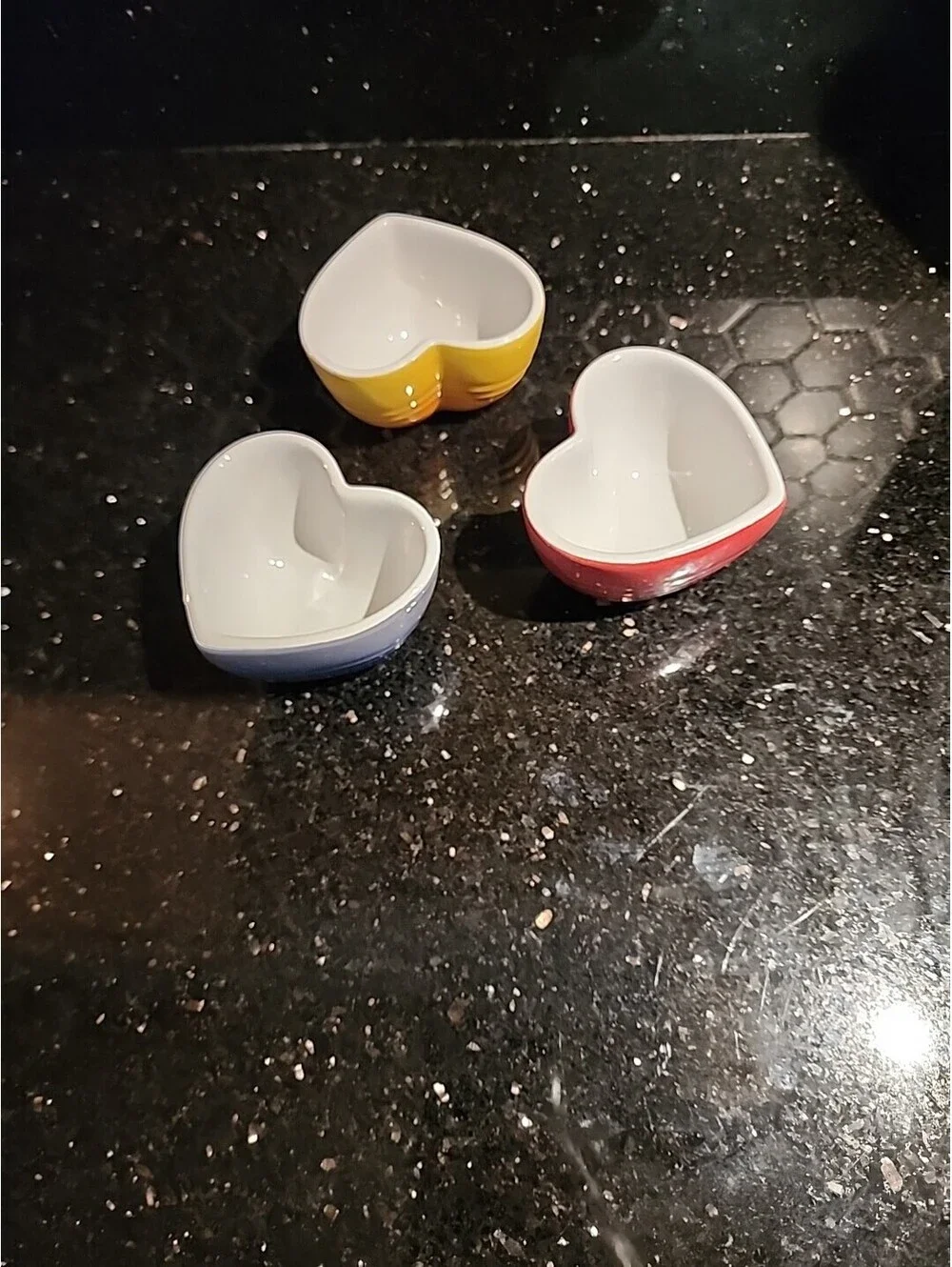 Brasserie Red Mini Pot Heart-Shaped Baking dish Casserole, SWEET, 3